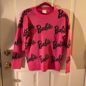 Hot pink Barbie sweater